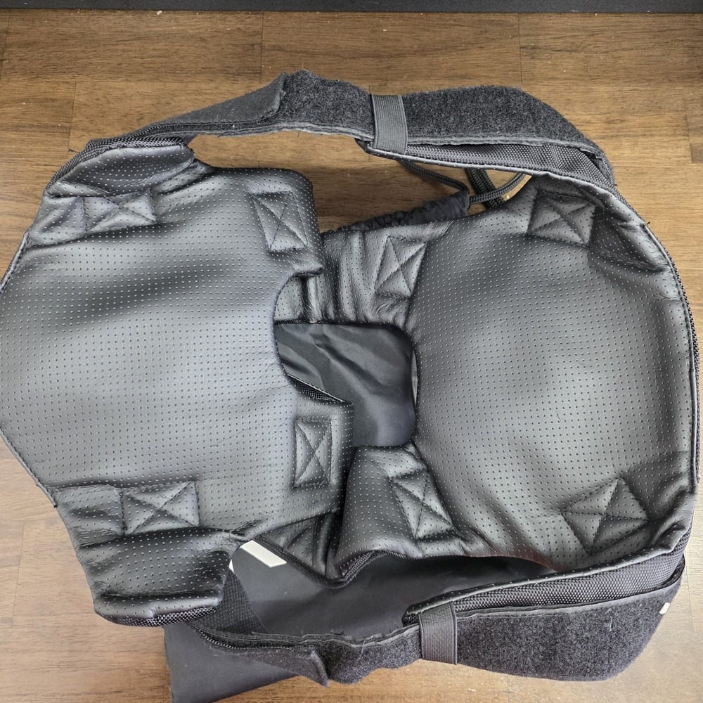 Kensui Ez-Vest Version 1 Weighted Vest Black Nylon One Size Plate Loaded View 4
